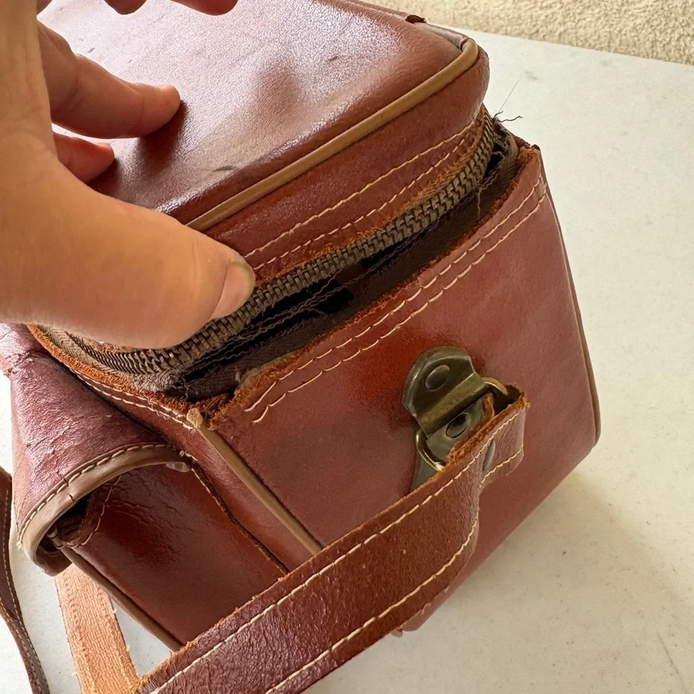 Vintage GE Exposure Meter with Brown Leather Case